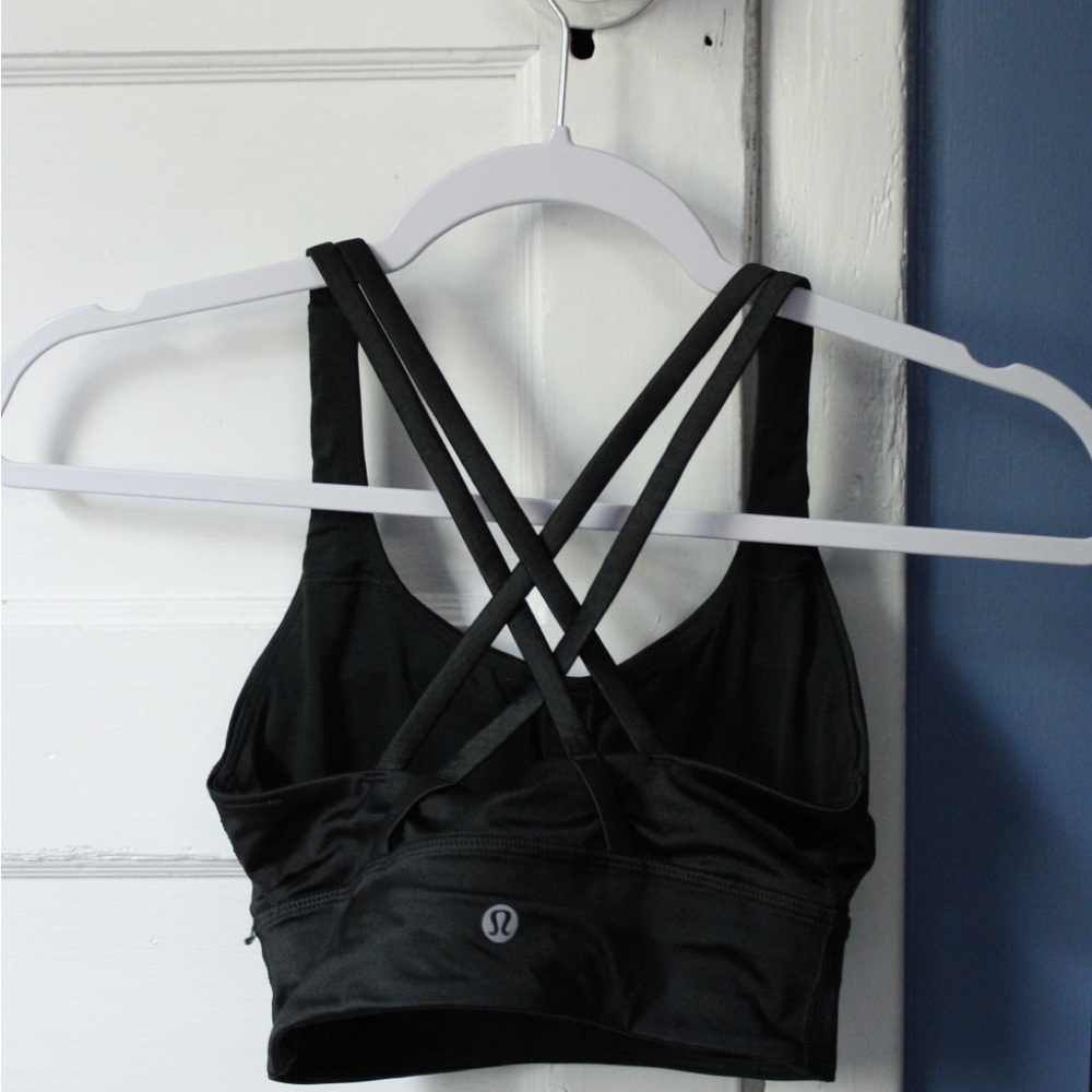lululemon athletica Black Strappy Sports Bra